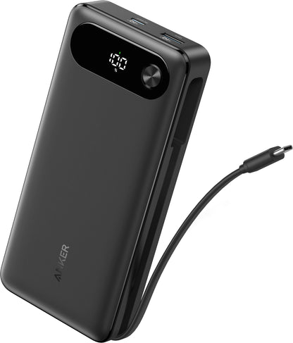 Batería Externa Anker PowerCore, 20000mAh, 87W, QC + PD, 1 x USB-A - 2 x USB-C, Negra, Reacondicionada A1383H11
