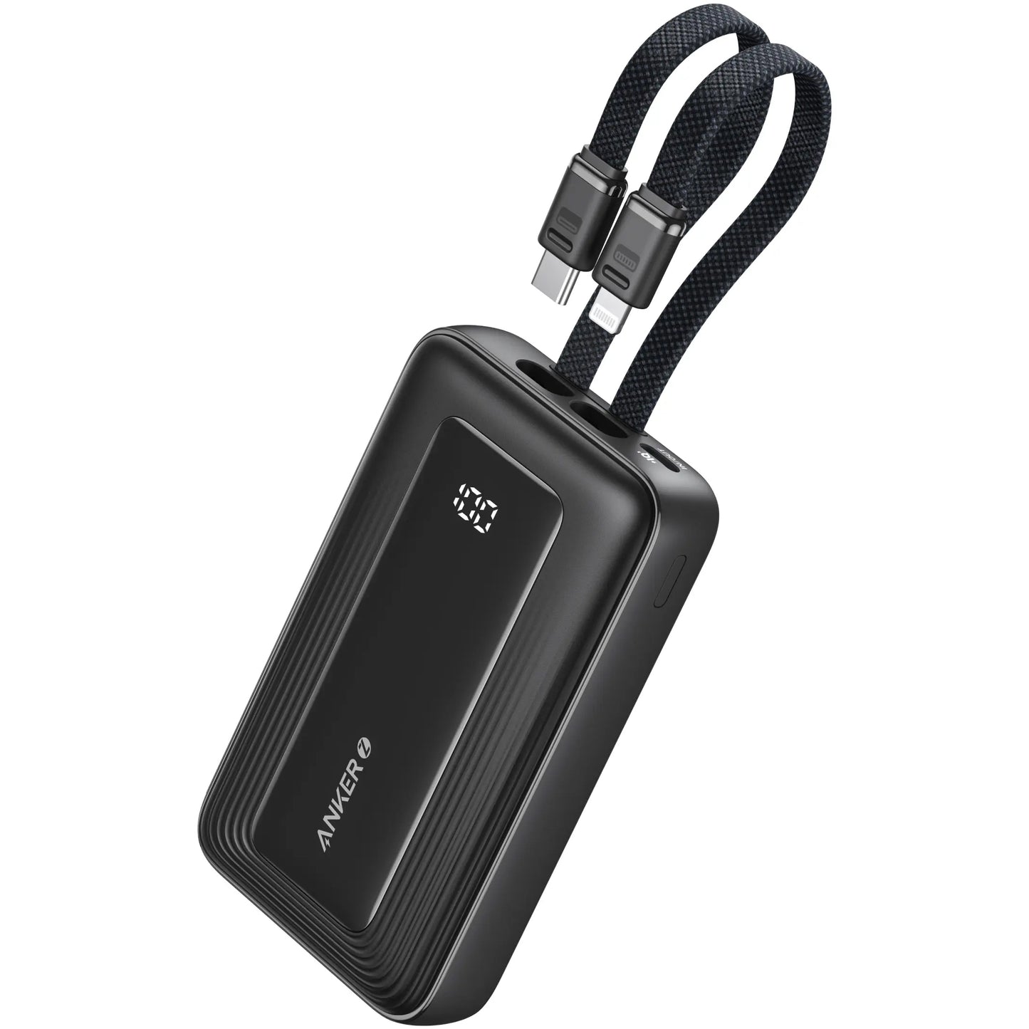 Batería externa Anker PowerCore, 20000mAh, 30W, QC + PD, 1 x Lightning - 1 x USB-A - 2 x USB-C, Negro A1681G11 