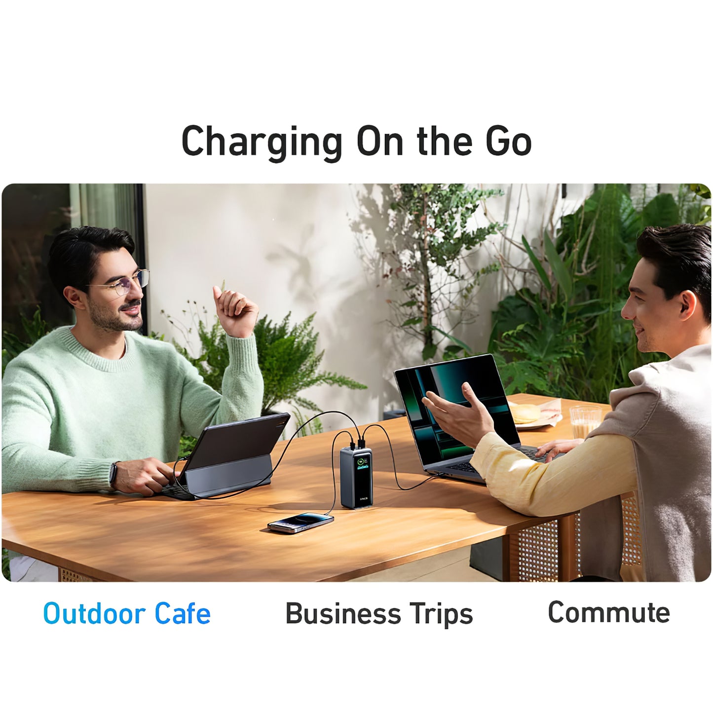 Batería Externa Anker Prime, 20000mAh, 200W, QC + PD, 1 x USB-A - 2 x USB-C, Negra, Reacondicionada A1336011