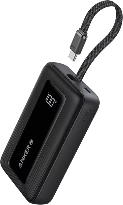 Batería Externa Anker Zolo, 20000mAh, 30W, QC + PD, 1 x USB-A - 2 x USB-C, Negra, Reacondicionada A1689H11
