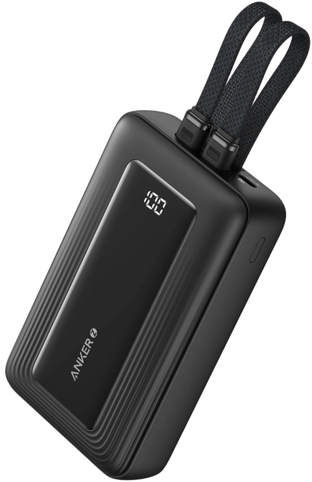 Batería externa Anker Zolo, 20000 mAh, 30 W, QC + PD, 1 x Lightning - 1 x USB-A - 2 x USB-C, negra A1681012