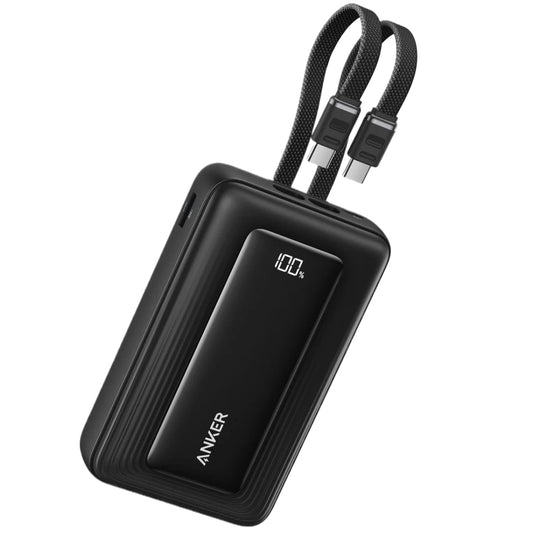 Batería externa Anker Zolo, 20000 mAh, 45 W, QC + PD, 1 x USB-A - 3 x USB-C, negra A110MH12