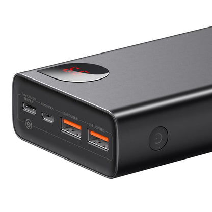 Baseus Adaman External Battery, 20000mAh, 65W, QC + PD, 1 x USB-C - 2 x USB-C, Black, Resealed PPIMDA-D01