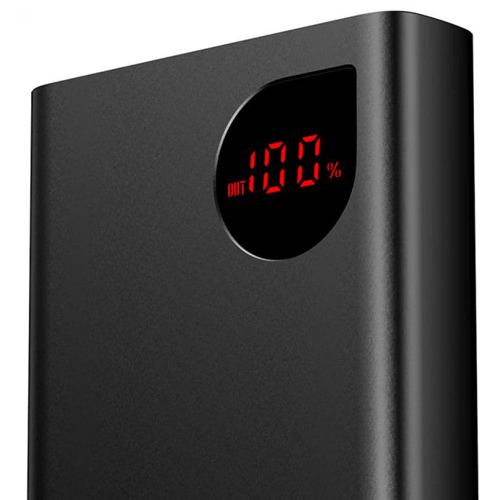 Batería Externa Baseus Adaman, 20000mAh, 22.5W, QC + PD, 1 x USB-C - 2 x USB-A, Negra PPAD070101