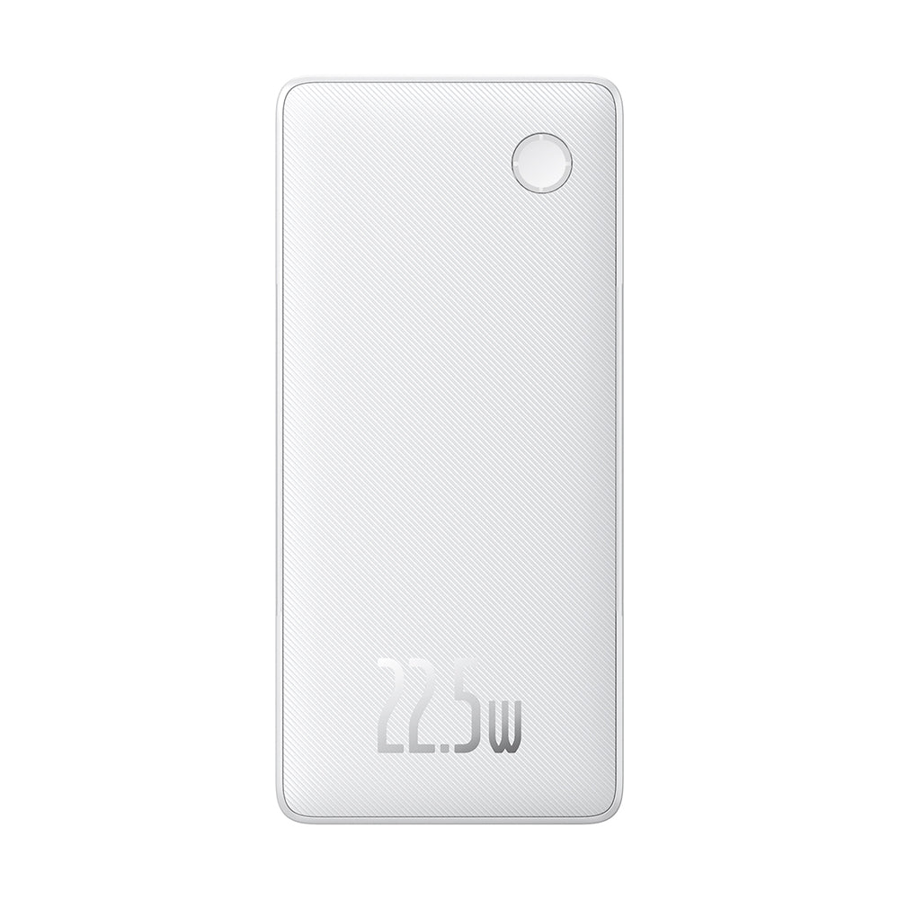 Batería Externa Baseus Airpow Lite, 10000mAh, 22.5W, QC + PD, 1 x Lightning - 1 x USB-A - 2 x USB-C, Blanca P10067501213-00
