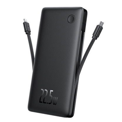 Batería Externa Baseus Airpow Lite, 10000mAh, 22.5W, QC + PD, 1 x Lightning - 1 x USB-A - 2 x USB-C, Negra P10067501123-00