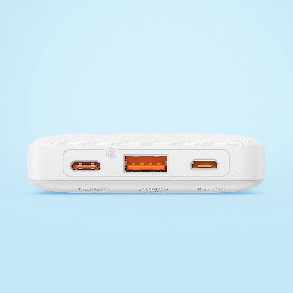 Batería Externa Baseus Airpow, 10000mAh, 20W, QC + PD, 1 x USB-A - 1 x USB-C, Blanca