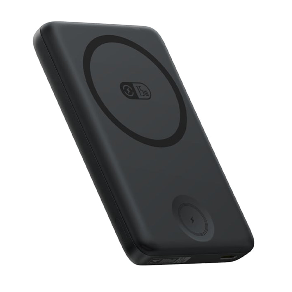 Batería Externa Baseus Bank EnerFill FT11, 10000mAh, 27W, PD + QI + FQI, 2 x QI - 1 x USB-C, Negra P1008210G123-00