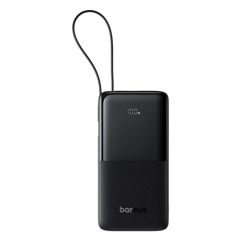 Batería Externa Baseus Bipow 2, 10000mAh, 20W, QC + PD, 1 x USB-A - 2 x USB-C, Negra P10077101113-00