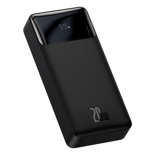 Batería Externa Baseus Bipow, 20000mAh, 20W, QC + PD, 1 x USB-C - 2 x USB-A, Negra PPBD050501