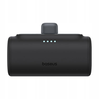 Batería Externa Baseus Compact, 5000mAh, 20W, PD, 1 x Lightning - 1 x USB-C, Negra P10068307113-00