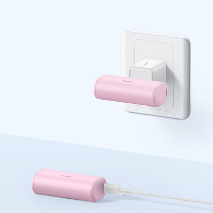 Baseus Compact External Battery, 5000mAh, 20W, PD, 2 x USB-C, Pink P10068306413-00