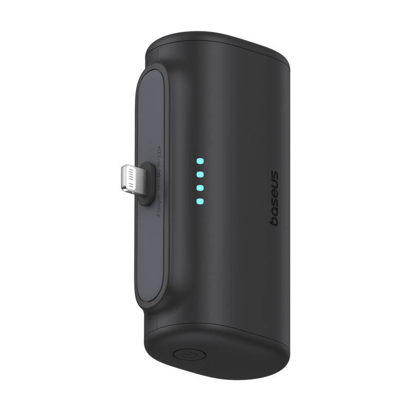 Batería Externa Baseus Compact, 5000mAh, 20W, PD, 1 x Lightning - 1 x USB-C, Negra P10068307113-00