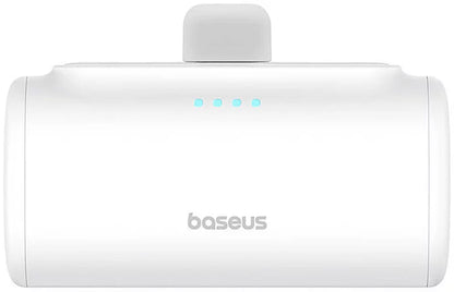 Batería Externa Baseus Compact, 5000mAh, 20W, PD, 1 x Lightning - 1 x USB-C, Blanca P10068307213-00