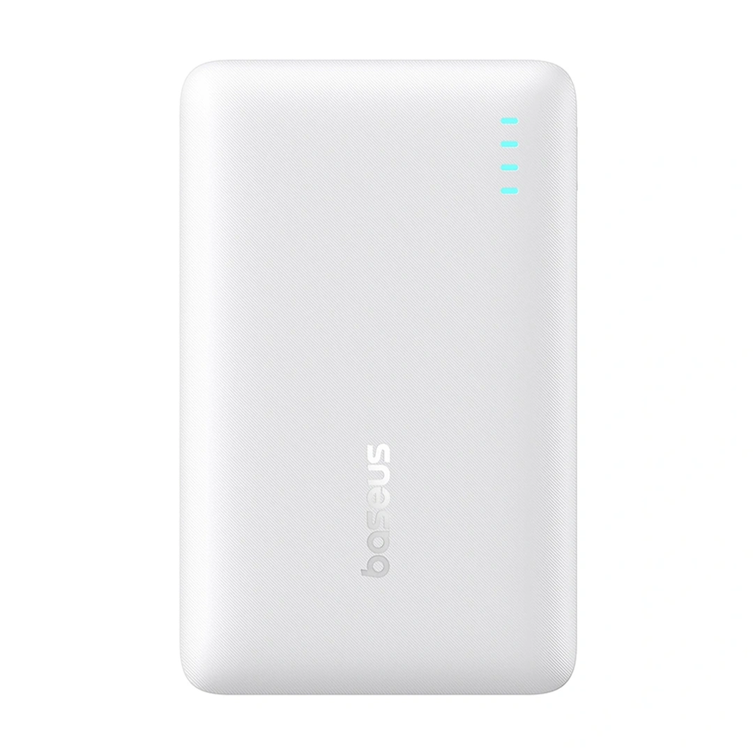 Batería Externa Baseus EnerFill FP21, 10000mAh, 22.5W, QC + PD, 1 x USB-A - 2 x USB-C, Blanca P1008210D213-00