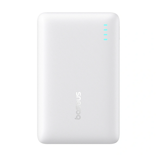 Batería Externa Baseus EnerFill FP21, 10000mAh, 22.5W, QC + PD, 1 x USB-A - 2 x USB-C, Blanca P1008210D213-00