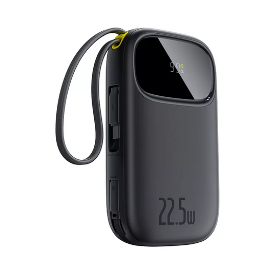 Batería Externa Baseus EnerFill FC31, 20000mAh, 22.5W, QC + PD, 1 x Lightning - 1 x USB-A - 2 x USB-C, Negra P10082107123-00