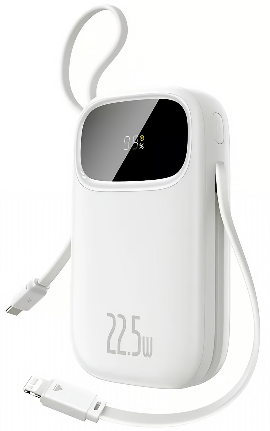 Batería Externa Baseus EnerFill FC31, 10000mAh, 22.5W, QC + PD, 1 x Lightning - 1 x USB-A - 2 x USB-C, Blanca P10082106213-00