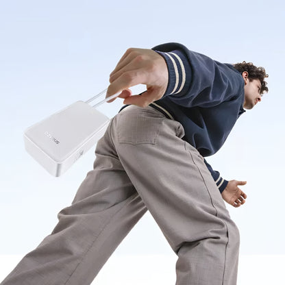 Batería Externa Baseus EnerFill Bipow2 Pro, 30000mAh, 22.5W, QC + PD, 1 x USB-A - 2 x USB-C, Blanca E0028101