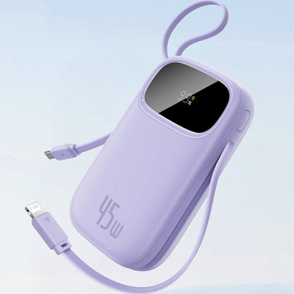 Baseus EnerFill FC31 Qpow 3 External Battery, 20000mAh, 45W, QC + PD, 1 x Lightning - 1 x USB-A - 2 x USB-C, Purple E0028D02