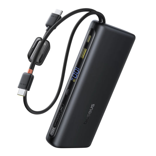 Baseus EnerFill FC41 External Battery, 25000mAh, 145W, QC + PD, 1 x USB-A - 3 x USB-C, Black E0028H03