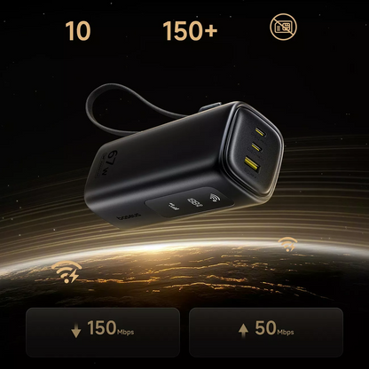 Batería Externa Baseus EnerGeek GX11, 20000mAh, 67W, QC + PD, 1 x USB-A - 2 x USB-C, Negra E0025701