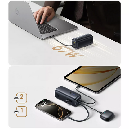 Batería Externa Baseus EnerGeek GX11, 20000mAh, 67W, QC + PD, 1 x USB-A - 2 x USB-C, Negra E0025701