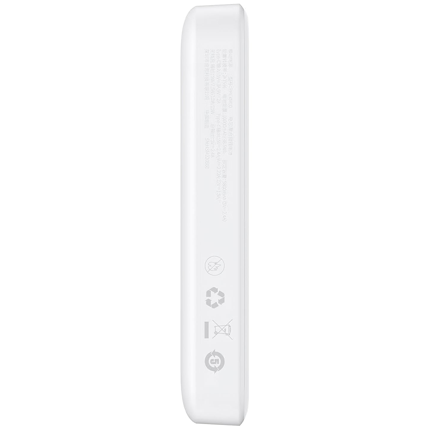 Batería Externa Baseus Magnetic Mini, 10000mAh, 20W, PD + FQI, 1 x USB-C, Blanca P10059001223-00