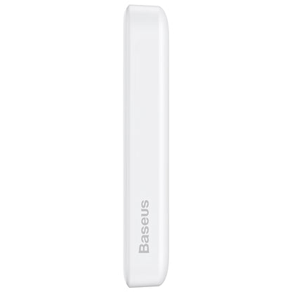 Batería Externa Baseus Magnetic Mini, 10000mAh, 20W, PD + FQI, 1 x USB-C, Blanca P10059001223-00