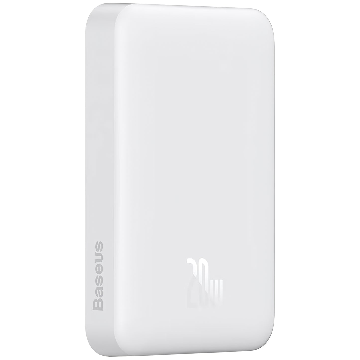 Batería Externa Baseus Magnetic Mini, 10000mAh, 20W, PD + FQI, 1 x USB-C, Blanca P10059001223-00