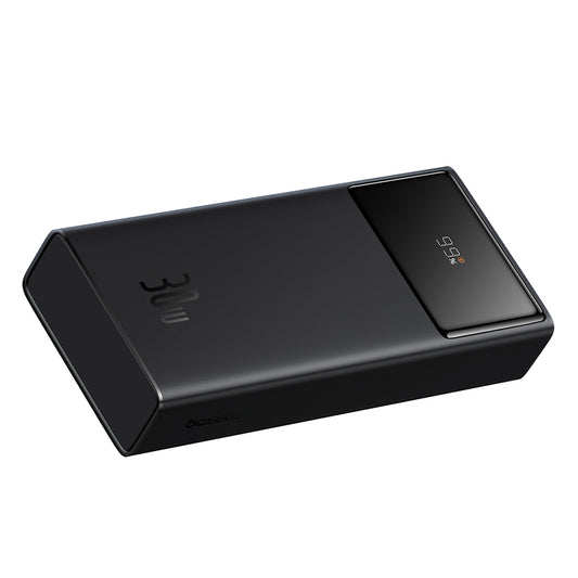 Batería Externa Baseus Star Lord, 20000mAh, 30W, QC + PD, 1 x USB-C - 2 x USB-A, Negra P10022904113-00