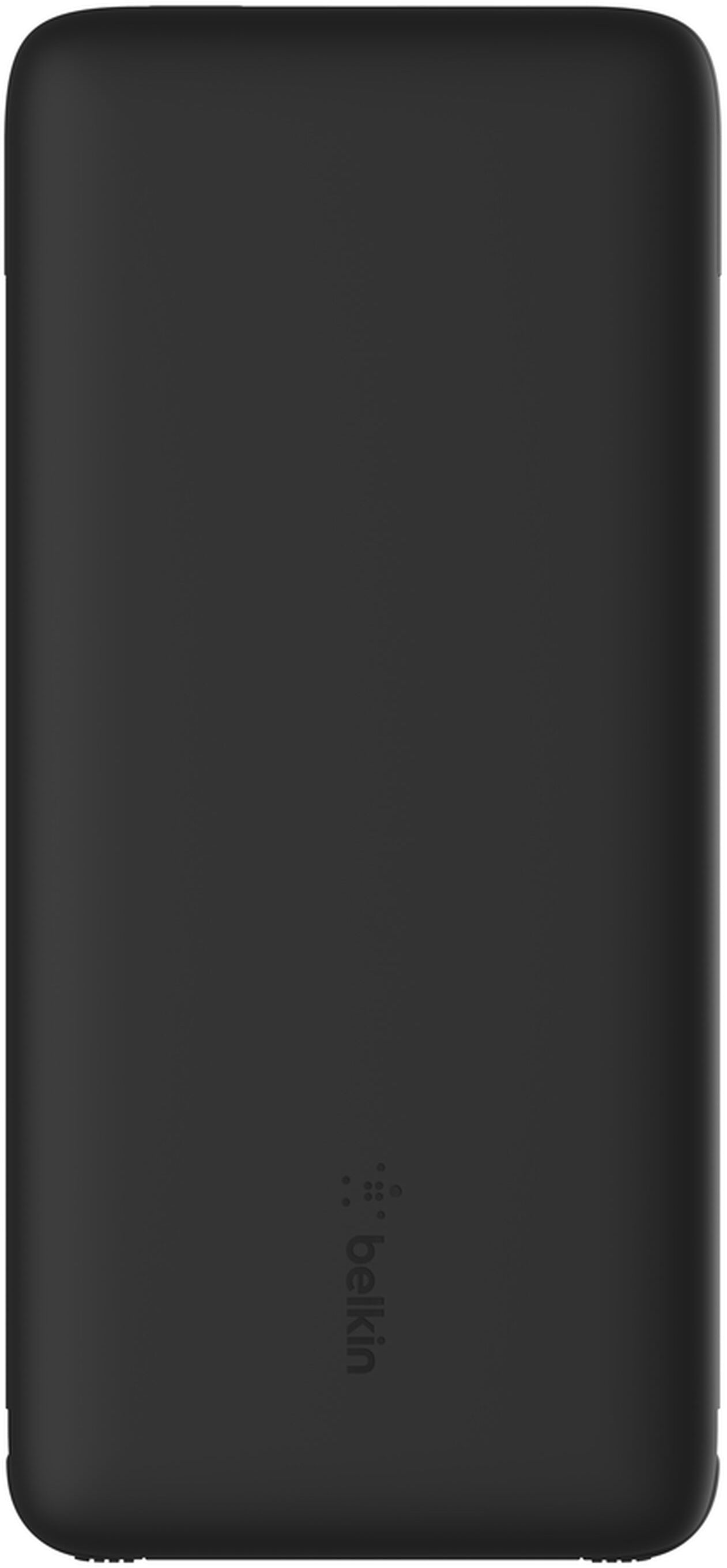 Batería Externa Belkin BoostCharge Plus, 10000mAh, 23W, QC + PD, 1 x Lightning - 2 x USB-C, Negra BPB006btBLK