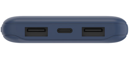 Batería Externa Belkin BoostCharge, 10000mAh, 15W, 1 x USB-C - 2 x USB-A, Azul Marino BPB011btBL