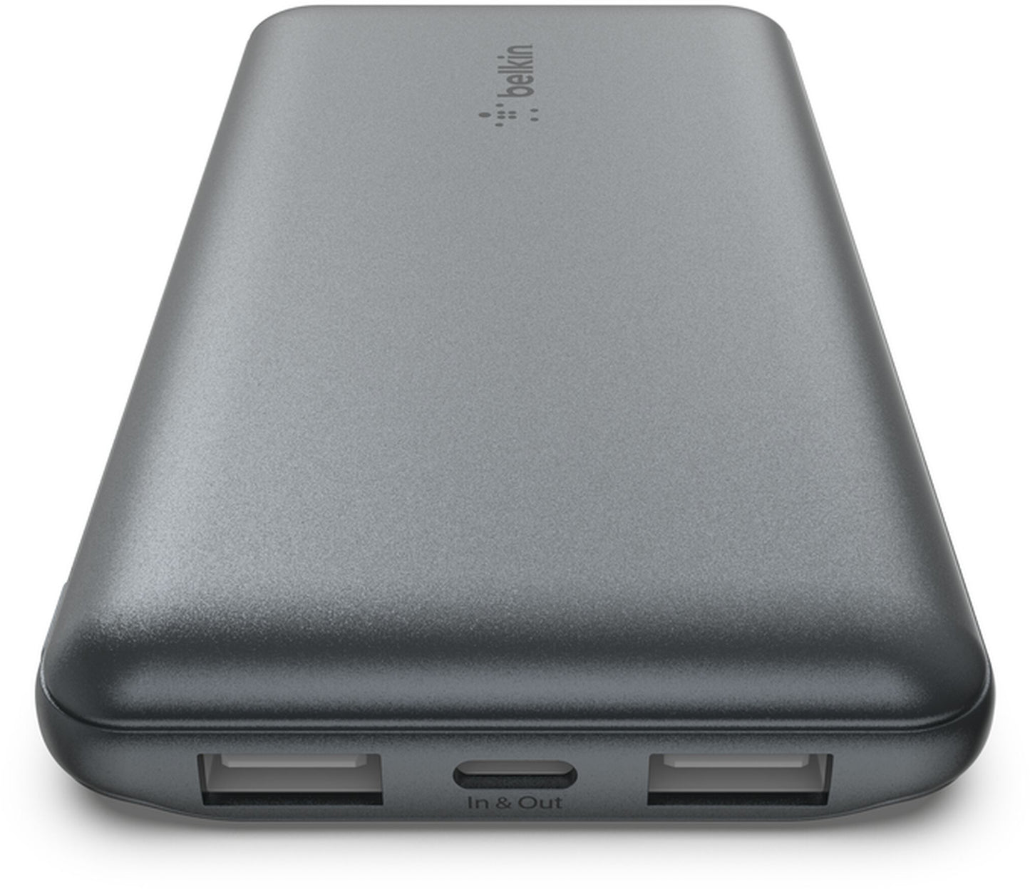 Batería Externa Belkin BoostCharge, 10000mAh, 15W, 1 x USB-C - 2 x USB-A, Gris BPB011btGY