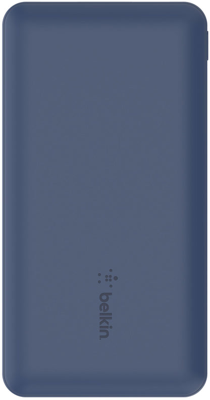 Batería Externa Belkin BoostCharge, 10000mAh, 15W, 1 x USB-C - 2 x USB-A, Azul Marino BPB011btBL
