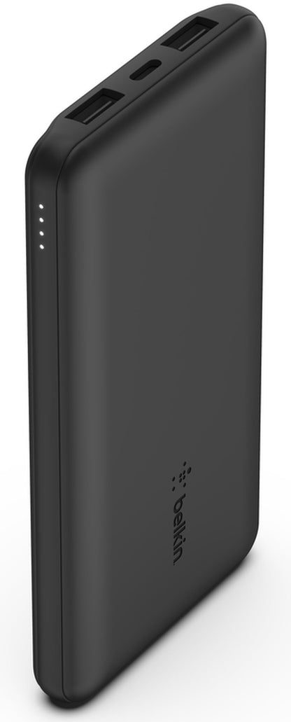 Batería Externa Belkin BoostCharge, 10000mAh, 15W, 1 x USB-C - 2 x USB-A, Negra BPB011btBK