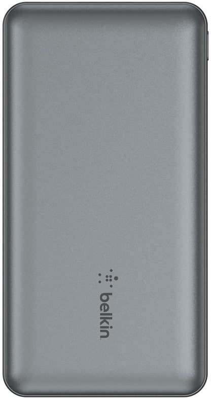 Batería Externa Belkin BoostCharge, 10000mAh, 15W, 1 x USB-C - 2 x USB-A, Gris BPB011btGY
