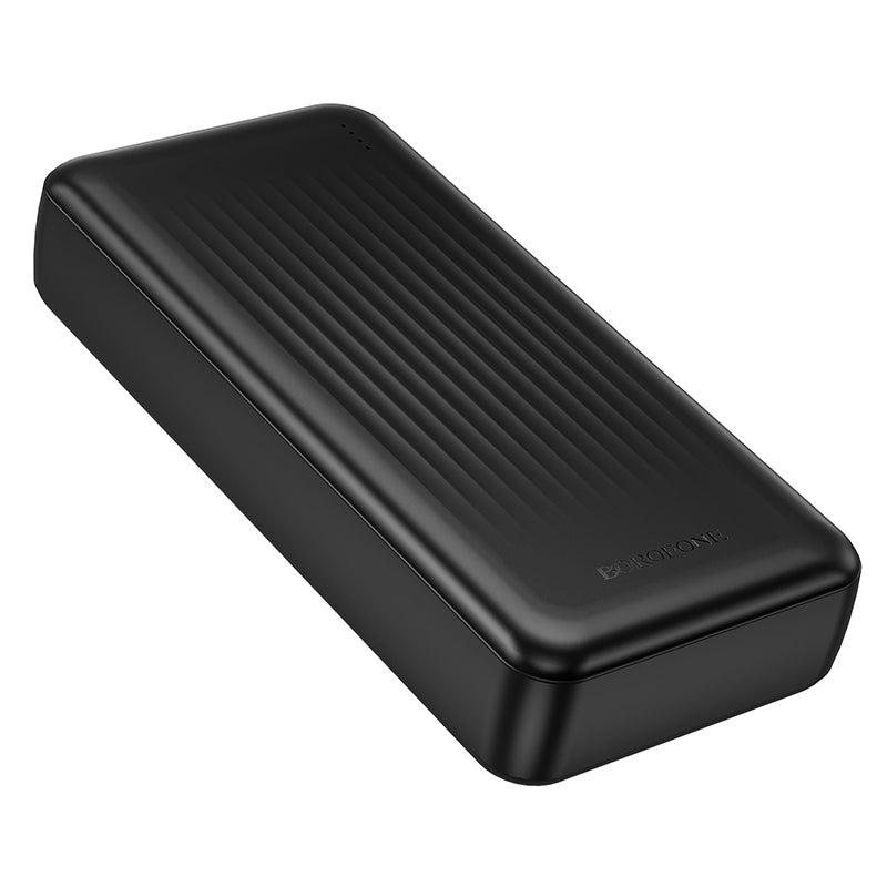 Batería Externa Borofone BJ80A Clever, 20000mAh, 22.5W, QC + PD, 1 x USB-C - 2 x USB-A, Negra