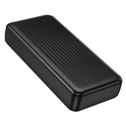 Batería Externa Borofone BJ80A Clever, 20000mAh, 22.5W, QC + PD, 1 x USB-C - 2 x USB-A, Negra