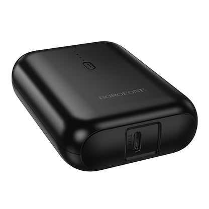 Batería Externa Borofone BJ81 Stability, 5000mAh, 10W, 1 x USB-A, Negra