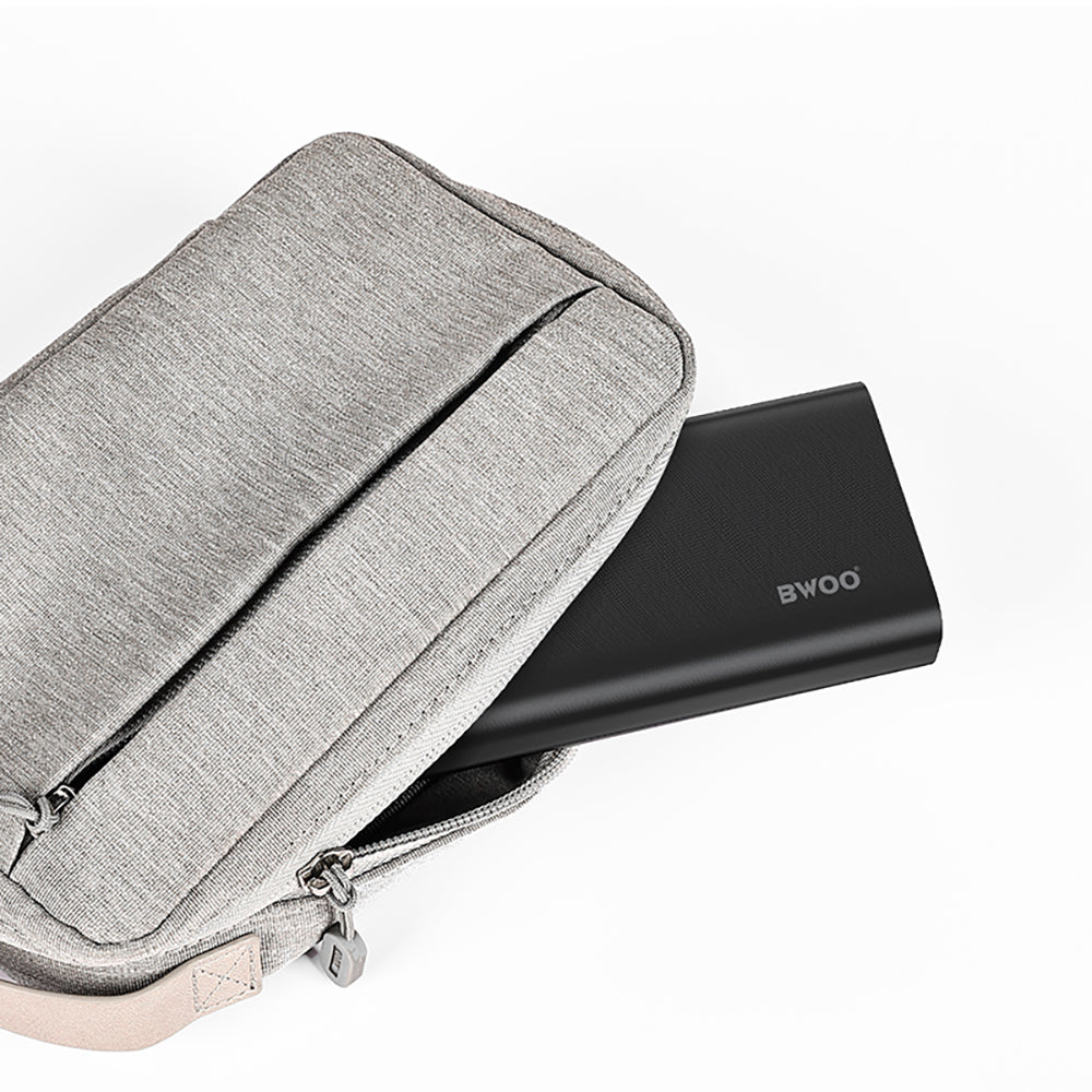Batería Externa BWOO BO-P44, 20000mAh, 22.5W, QC + PD, 1 x USB-C - 2 x USB-A, Negra