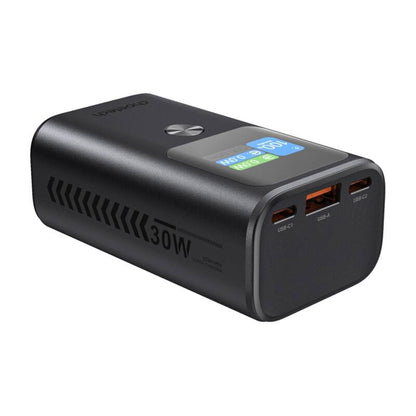 Batería Externa Choetech B701, 10000mAh, 30W, QC + PD, 1 x USB-A - 2 x USB-C, Negra