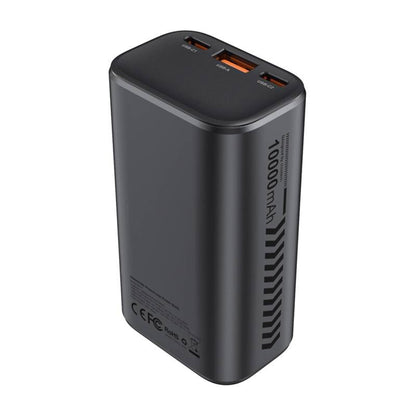 Batería Externa Choetech B701, 10000mAh, 30W, QC + PD, 1 x USB-A - 2 x USB-C, Negra