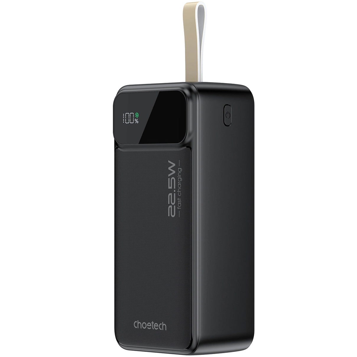 Choetech B731 Batería externa, 40000mAh, 22.5W, QC + PD, 1 x USB-C - 2 x USB-A, Negro 