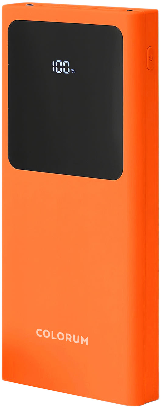 Batería externa Colorum CPB10-02, 10000mAh, 10W, 2 x USB-A, Naranja 