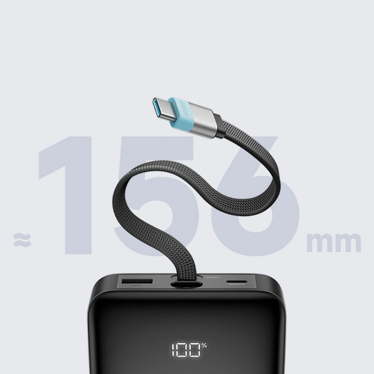 Batería Externa Cuktech LPB252N, 25000mAh, 120W, QC + PD, 1 x USB-A - 2 x USB-C, Gris