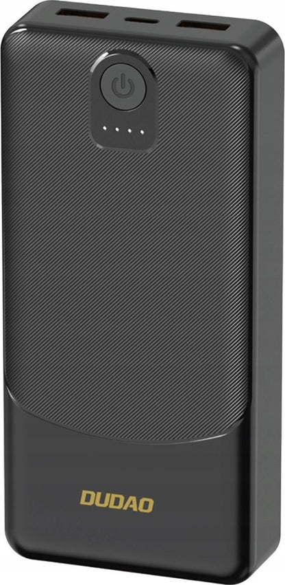 Batería Externa Dudao K10Pro, 20000mAh, 12W, 2 x USB-A, Negra