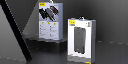 Batería Externa Dudao K10Pro, 20000mAh, 12W, 2 x USB-A, Negra
