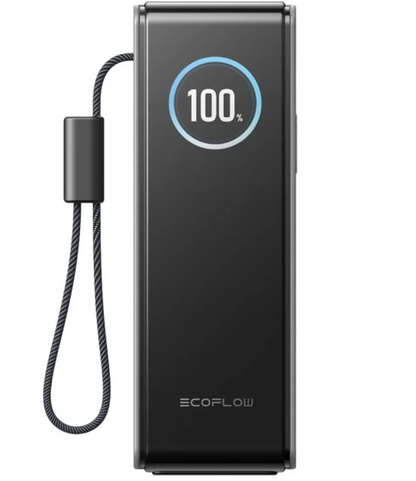 Batería Externa EcoFlow Rapid, 25000mAh, 170W, QC + PD, 1 x USB-A - 3 x USB-C, Gris