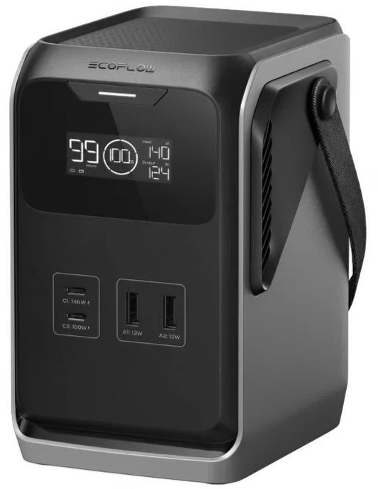 Batería Externa EcoFlow Trail 200, 60000mAh, 220W, PD, 2 x USB-A - 2 x USB-C, Negra EF-TRAIL200-N